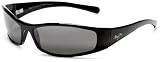 Maui Jim Hoku Sunglasses,Gloss Black Frame/Neutral Grey Lens,one size