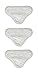 H2O Mop X5 Replacement Micro-fiber Pads - 3 Pack