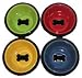 PetRageous Designs Assorted Colors Deco Bone Dog Bowl