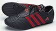 Adidas Low Cut Martial Arts Sneaker Black with Red Stripes