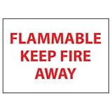 31nhB0S9m%2BL. SL160  Fire Safety Sign   Flammable Keep Flames And Heat Away   Plastic