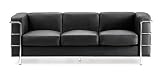 Zuo Fortress Sofa, Black