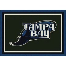 Tampa Bay Devil Rays 5 4" x 7 8" Team Spirit Area Rug
