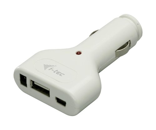 i-tec Auto Ladeger&auml;t Adapter f&uuml;r USB Ger&auml;te Output: 12V / 500mA f&uuml;r 3,5mm DC Jack, 5V / 50 Preisvergleich