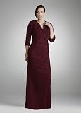 David's Bridal Bridesmaid David's Bridal Bridesmaid Dresses 3/4 Sleeve Jaquard Jacket Dress Style 6525139