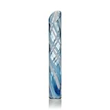 Mikasa 18" Rockswirl Cylinder Vase, Turquoise