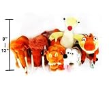 Ice Age 3 Dawn of the Dinosaurs 8 - 13 (6 Piece) Plush Set