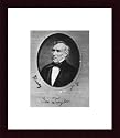 Art Poster Wood Framed Print - President Zachary Taylor - Artist: National Archive- Poster Size: 10 X 8