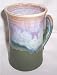 Emerald Collage Wheel Thrown Mugs