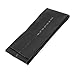 uxcell Black 70mm Diameter 110mm Flat Width 2:1 Polyolefin Tube Sleeving Heat Shrink Tubing 1M