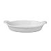 Le Creuset Heritage Stoneware 1-Quart Oval Au Gratin Dish, White