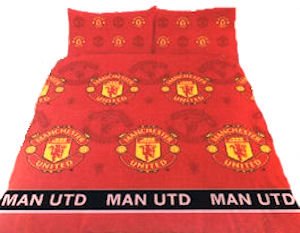 Manchester UTD Red Devils Double Duvet Quilt Cover Set