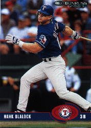 2003 Donruss 214 Hank Blalock Texas Rangers (Baseball Cards) [Misc.]