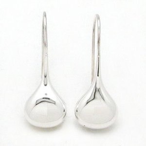 Bling Jewelry Classic Sterling Silver Teardrop Hook Earrings