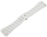 TechnoMarine 1785 BlackSnow 25 mm White Ceramic Bracelet with Push Button Deployment Clasp