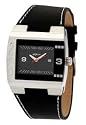 Oxbow - 4512701 - Montre Homme Acier - Quartz Analogique - Dateur - Bracelet Cuir Noir