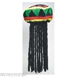 Jamaican Rhasta Hat with Dreadlocks