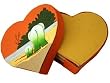 Mr. Ellie Pooh Heart Shaped Box w/ Paper (Orange)