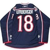 R.J. Umberger Autographed/Hand Signed Pro Jersey