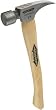 Stiletto Ti14MC-16 Titanium 14-ounce Milled Face Hammer with a Curved 16 Hickory Handle
