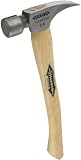 Stiletto Ti14MC-16 Titanium 14-ounce Milled Face Hammer with a Curved 16 Hickory Handle