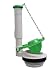 Keeney K835-12 3-Inch Toilet Flush Valve Fits Toto, Gerber, Mansfield, Crane, Jacuzzi or Any Flush Valve with Similar Thread Size, White, Green