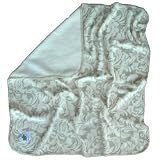 Minky Fleur Cafi Receiving Blanket