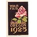 �y�|�X�^�[�X�^���v�z WORLD'S FAIR OREGOON 1925