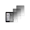 3 Pack of Premium Crystal Clear Screen Protectors for Apple iPad