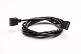 1m RGB 4PIN Verl�ngerungskabel, 4-adrig schwarz