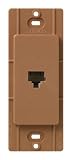 Lutron SC-PJ-TC Satin Colors Phone Jack, Terracotta