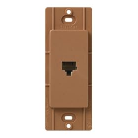 Lutron SC-PJ-TC Satin Colors Phone Jack, Terracotta by Lutron