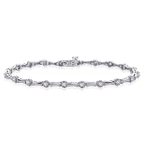 10K White Gold 1/2 ct. Diamond Tennis Bracelet