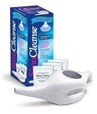 Kitchen & Housewares : SinuCleanse NetiPot for Hayfever, Sinus, Sinusitis, and Allergy Sufferers- Sinu Cleanse Net-Pot Nasal Rinse to Help Flu and Cold Congestion