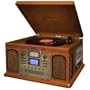 Crosley CR2405A-PA Director CD Recorder - 3 Speed Turntable, CD Player and Recorder, Casette Player, AM-FM Radio, Stereo Speakers, Paprika