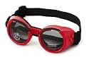 Doggles ILS Glasses LARGE - RED FRAME - SMOKE LENS - Doggles ILS Glasses