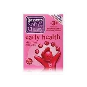 Bassett's Soft & Chewy Early Health Vitamins ABCD&E - Strawberry Flavour 30 Pack