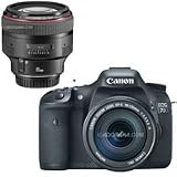 Canon EOS-7D Digital SLR Camera / Lens Kit, with Canon EF-S 18-135mm f/3.5-5.6 IS Auto Focus Lens, and EF 85mm f/1.2L II USM
