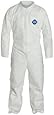 DuPont TY120S Tyvek Disposable Coverall, Open Cuff