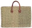 Moroccan Straw Summer Beach / Shopper / Tote Bag