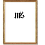 12x16 / 12'' x 16'' Frame for Picture Photo or Poster, Solid Wood, Gold, style #609
