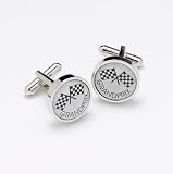 Mens Designer Fashion Cufflinks - Grand Prix - For the Formula One Lover