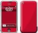 Solid State Red Protective Skin Decal Sticker for Apple iPhone (2G)