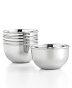 Martha Stewart Collection Stainless Steel Prep Bowls, Set of 6