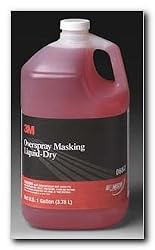 3M Overspray Masking Liquid Dry, 06847, 1 Gallon