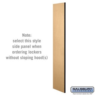 Side Panel - Open Access Designer Wood Locker
