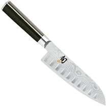 Shun Classic 7-Inch Santoku Hollow Ground Knife