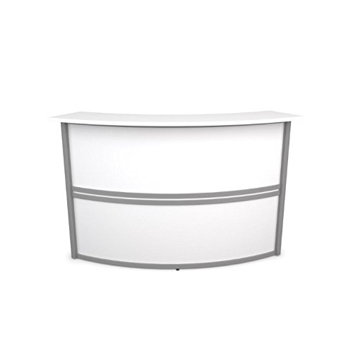 OFM Marque Add-On Unit Reception Desk in White