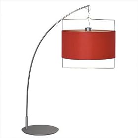 ET2 Passion E22313-03 Table Arc 31 Table Lamp 1 Light 100 watt in Satin Nickel