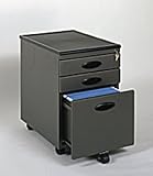3-Drawer Mobile File Cabinets - Three-Drawer File Cabinet